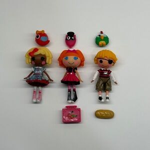 MGA Lalaloopsy Mini Dolls Set Of Three With Pets (11B)